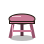 Agawood Wooden Stool