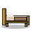 Bronzewood Simple Bed