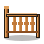 Copperwood Railing Section