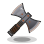 Iron Large Battle Axe