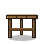 Wood End Table