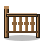 Wood Railing Section