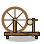 Wood Spinning Wheel